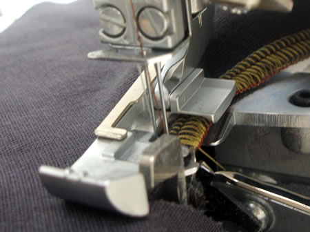 EXSシリーズはカーブ縫いがスムーズ