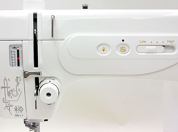 最高縫い速度は毎分1600回転