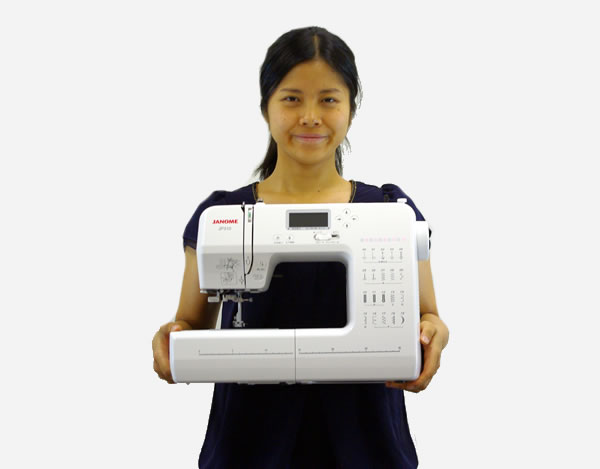 ジャノメミシンjp310を持ったところ