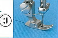 JUKIだけの針定位置停止＆針上下スイッチ