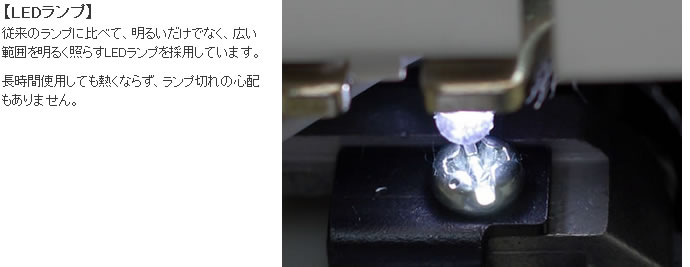 シンガーモナミヌウアルファのLEDランプ