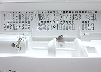 上部パネル裏模様案内