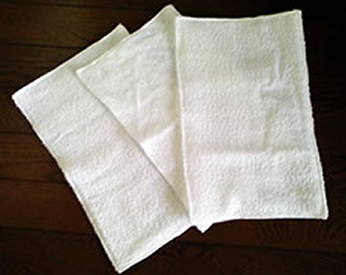 初ミシンで作った入園グッズです！