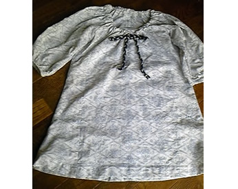 浴衣の反物で作ったスモックTシャツ