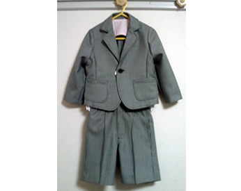 入園式用スーツを作りました！