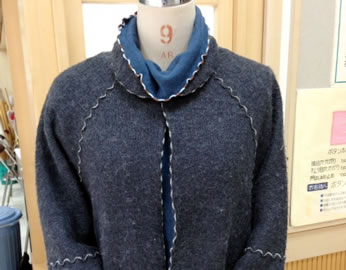 某百貨店有名ブランドのジャケットを自作しました