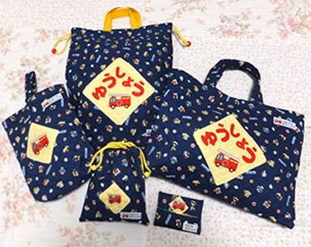 消防車がポイントの幼稚園グッズ