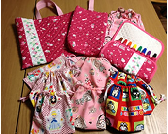 キティちゃんの入園ポーチ