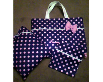 娘の好みと私の好みで作った入園グッズ