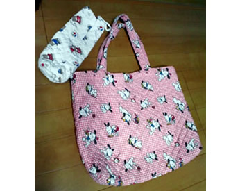 シンプルなデザインで作った入園グッズ2点！