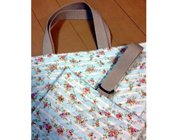 花柄プリントで作ったバッグ