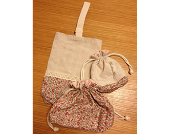 入園グッズ女の子用セットです