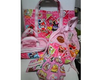 アンパンマン大好きな娘に作った入園グッズ