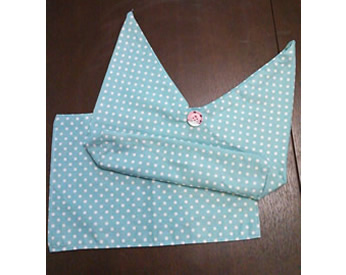 保育園で使うランチョンマットとあずま袋