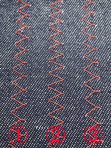 縫いサンプル裏